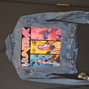 HUNTRIX Inspired LEVI Jean JACKET UPCYCLED LADIES XS ..Girls 12 /14